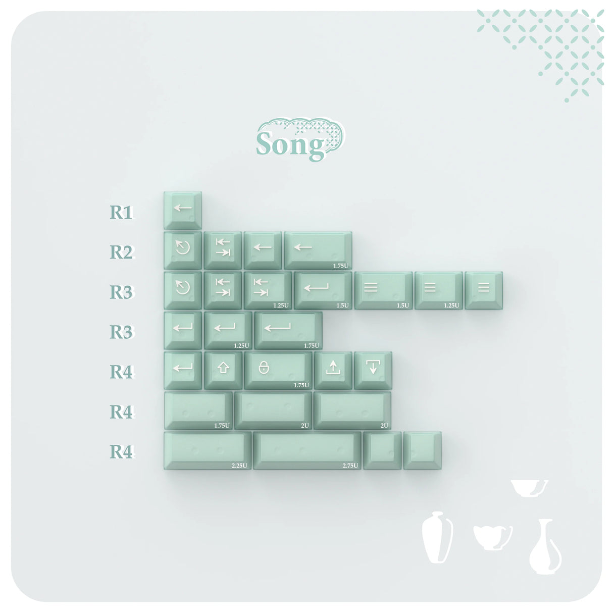 PBTfans Song Keycaps