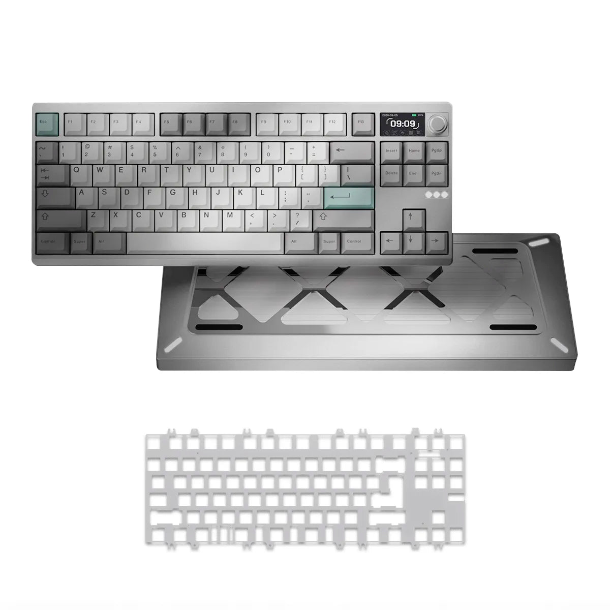 Meletrix Zoom DYNA TKL Keyboard - GT Silver - Divinikey