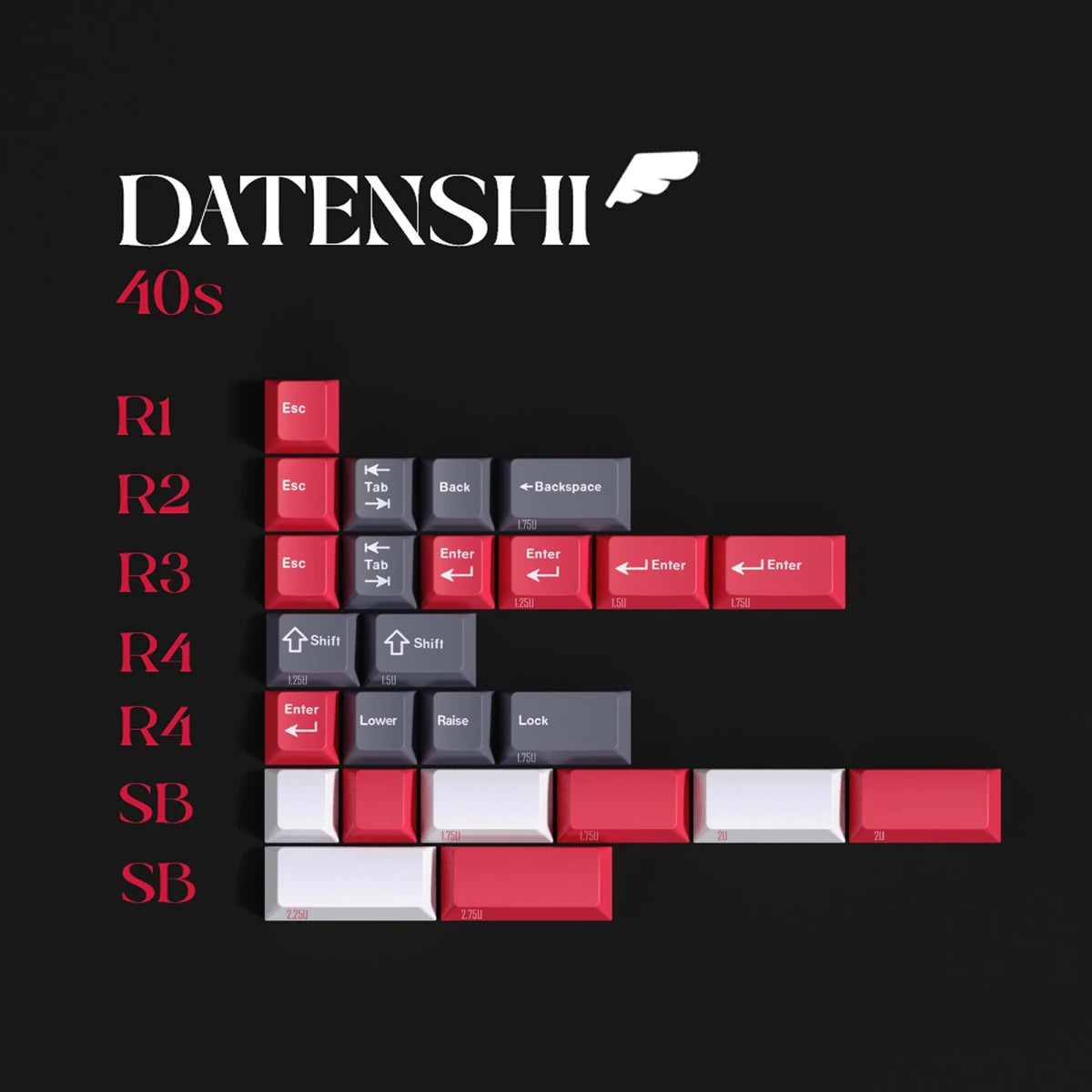 MW Datenshi Keycaps - Divinikey