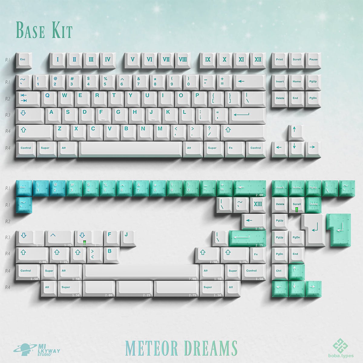 MW Meteor Dreams Keycaps - Divinikey