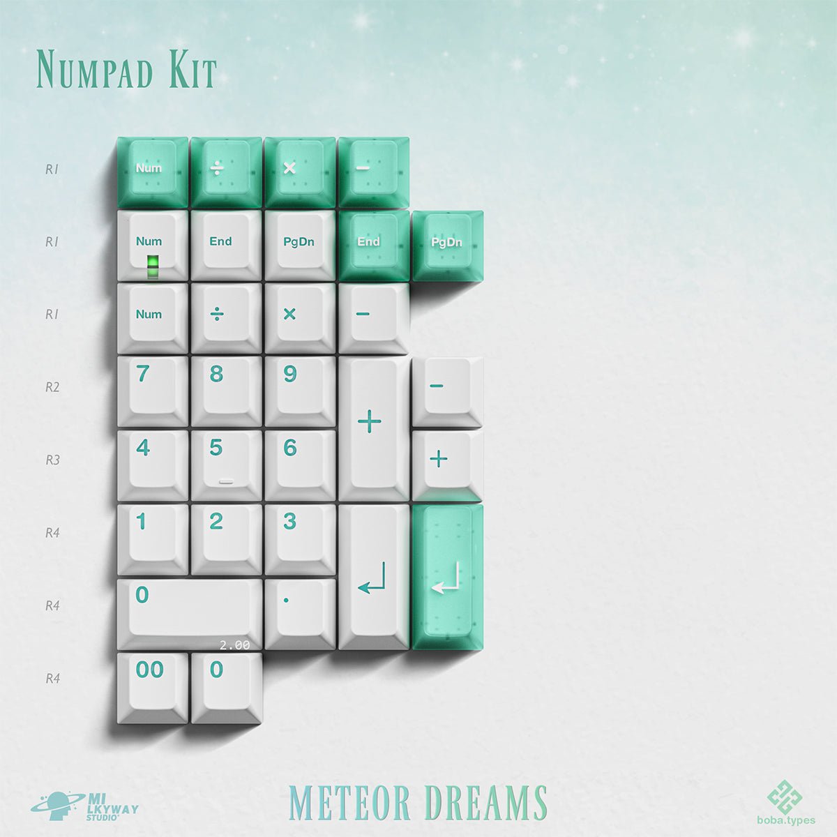 MW Meteor Dreams Keycaps - Divinikey