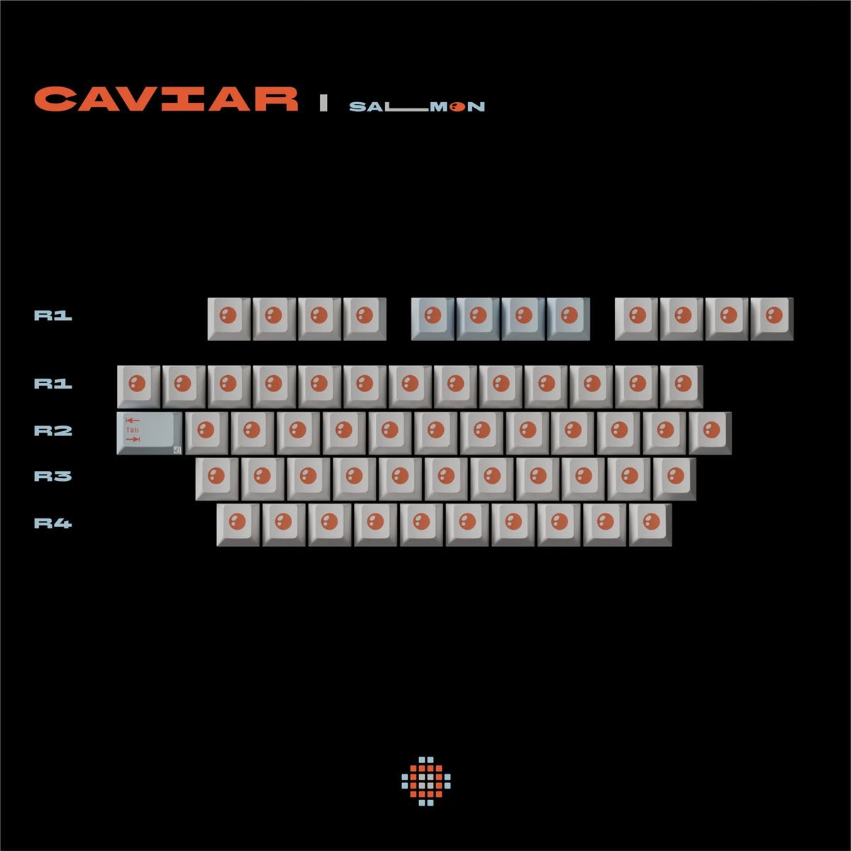 SWG Salmon Keycaps - Divinikey