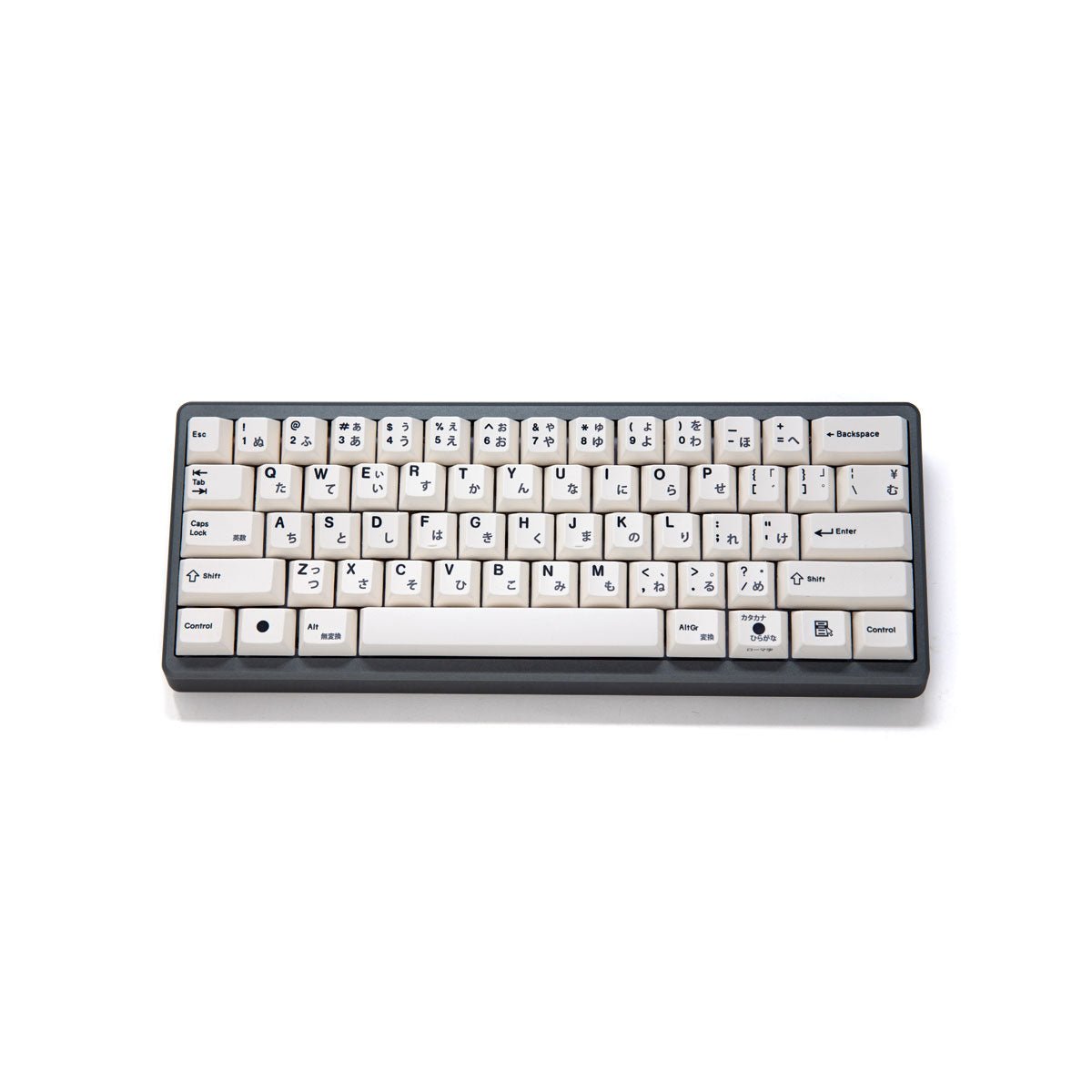 EnjoyPBT Gray Japanese Keycap Set Dye-Sub PBT - Divinikey