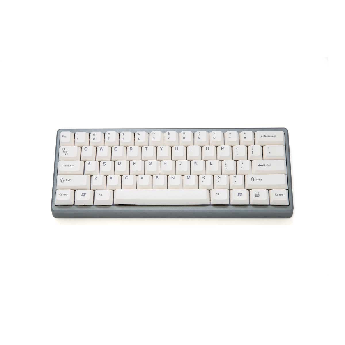 EnjoyPBT Grey on White Keycap Set Dye-Sub PBT - Divinikey