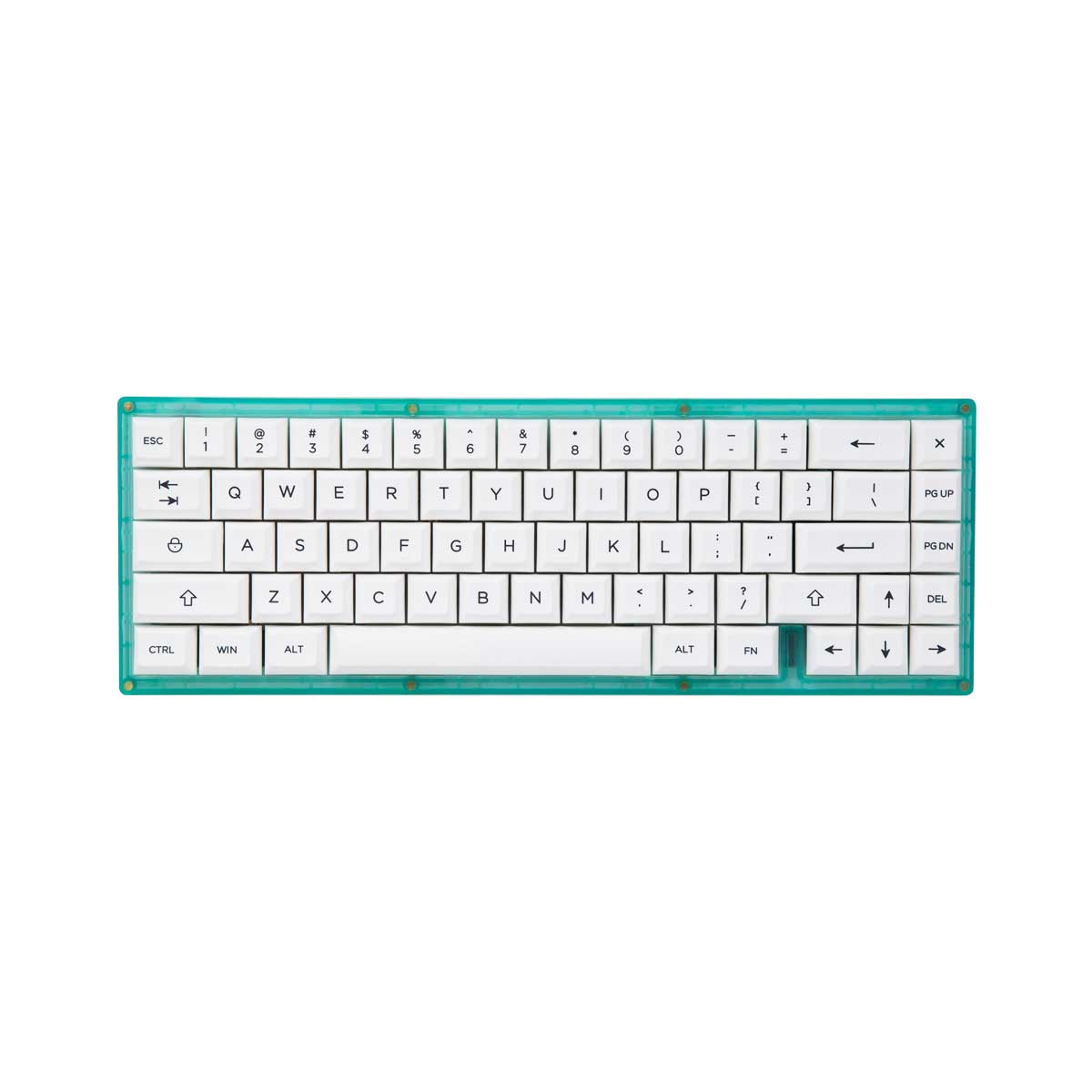 KAT BOW 226 White Keycap Set Dye-Sub PBT - Divinikey
