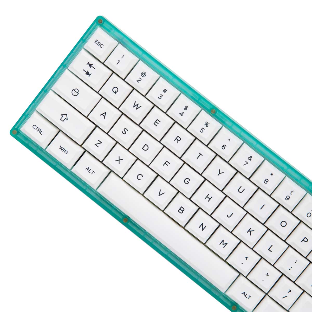 KAT BOW 226 White Keycap Set Dye-Sub PBT - Divinikey