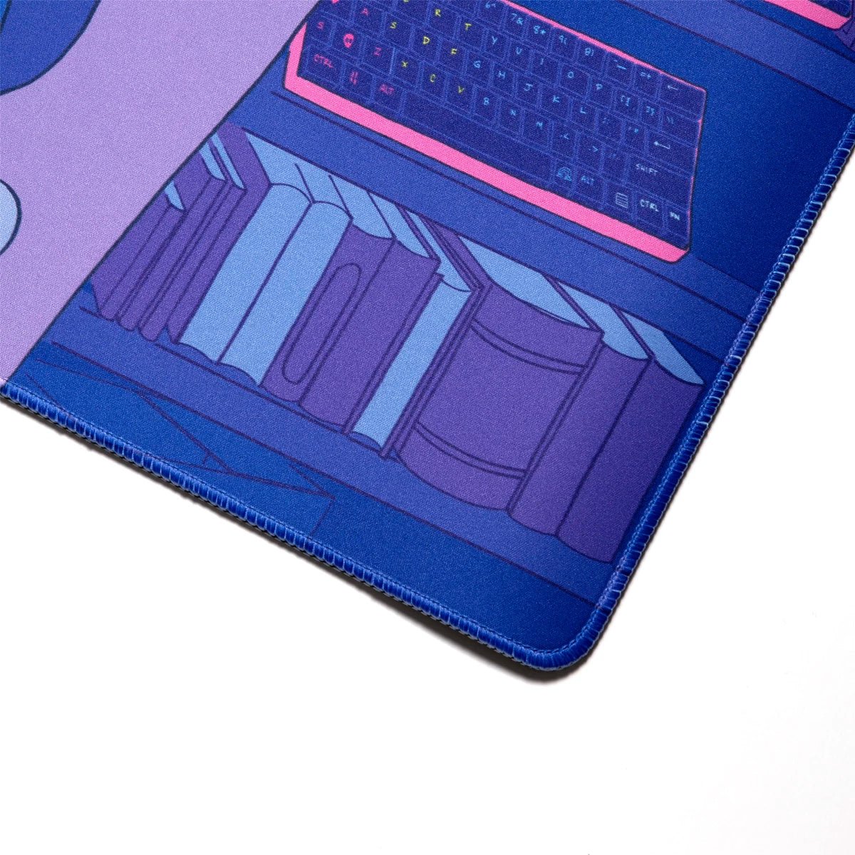 Lofi Switch Tuner Girl AM/PM Deskmat - Divinikey