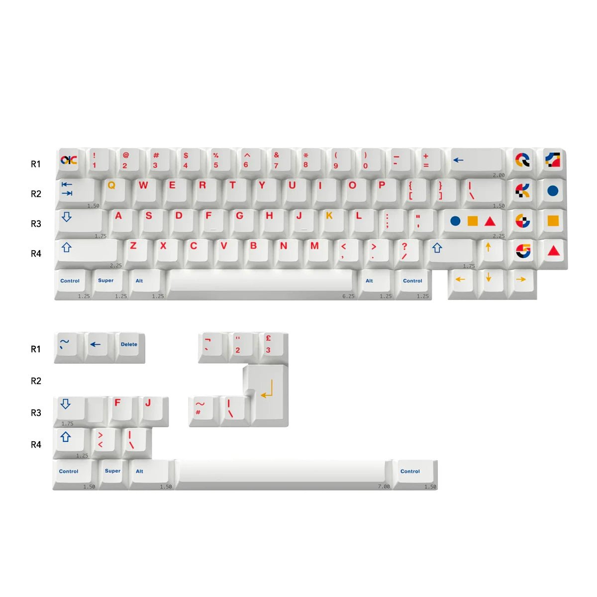 Owlab QK65 Keycap Set Dye-Sub PBT - Divinikey