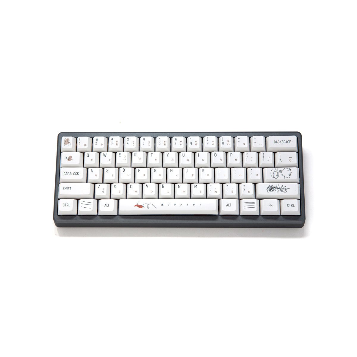 Simple Curve R2 Keycap Set Dye-Sub PBT - Divinikey