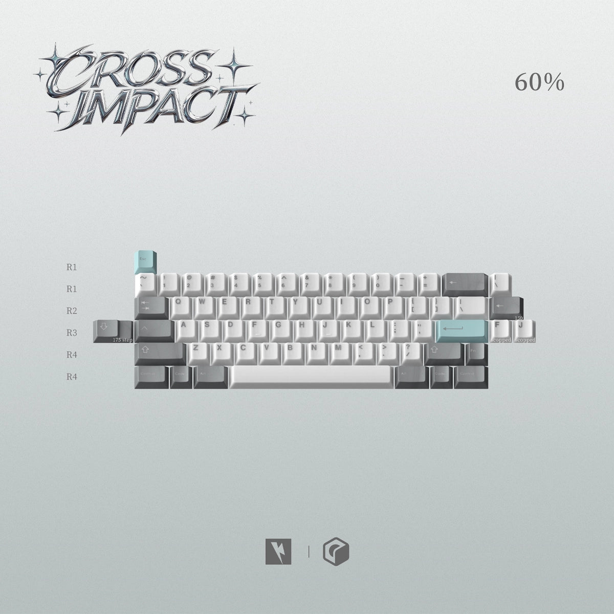 Keykobo Cross Impact Keycaps