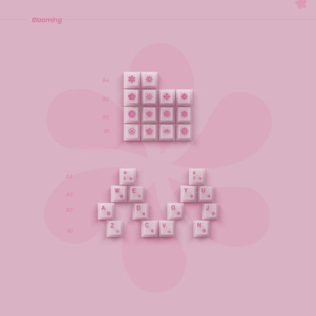 80Retros 1990s Blush Keycaps - Divinikey