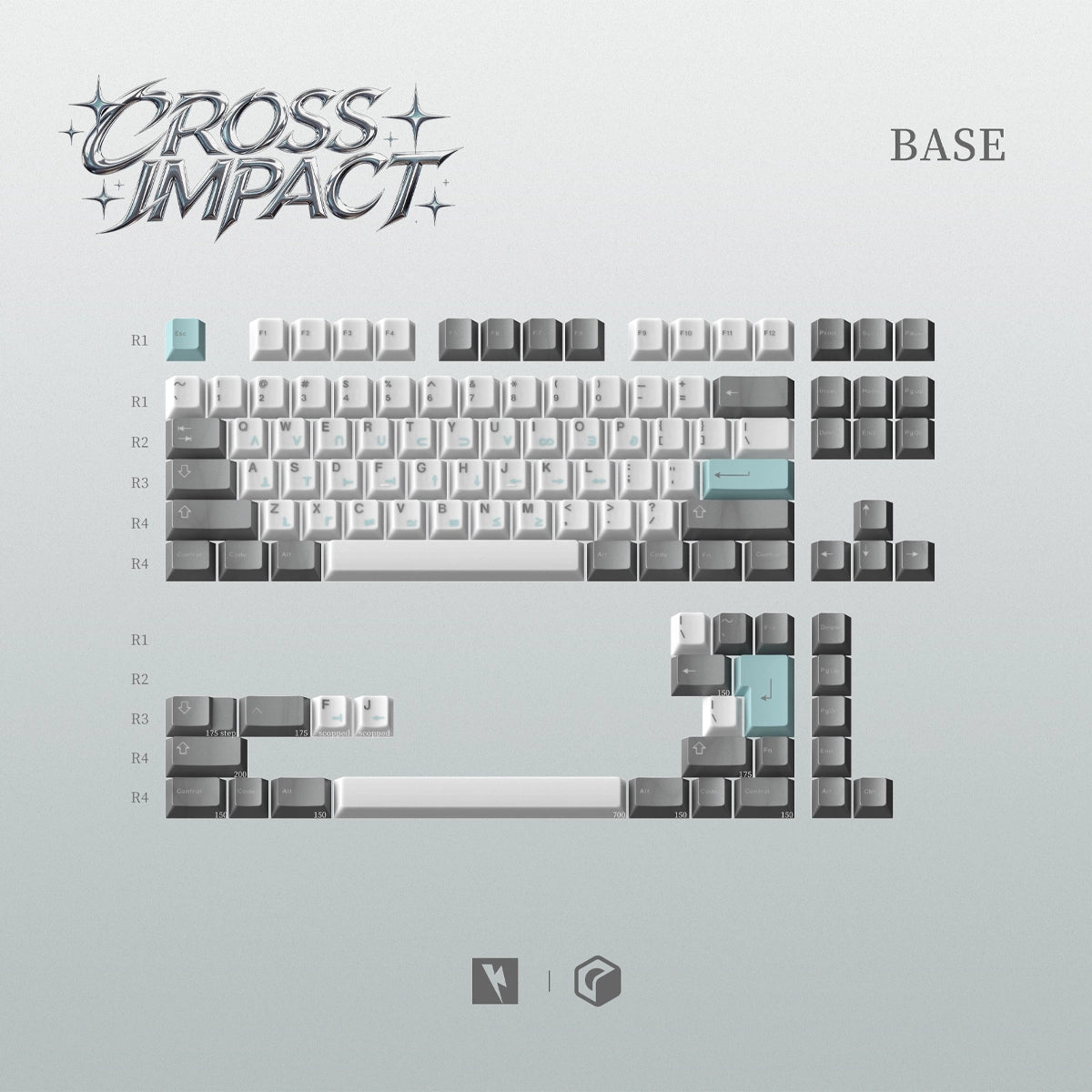 Keykobo Cross Impact Keycaps