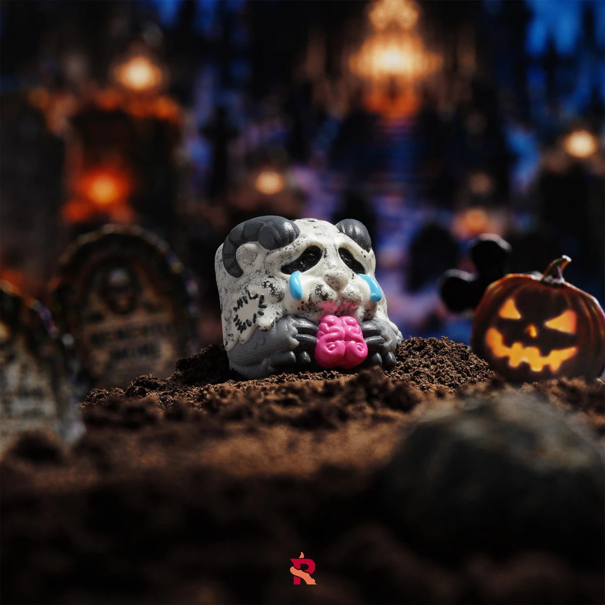Abandoned Pets Halloween Artisan Keycap - Divinikey