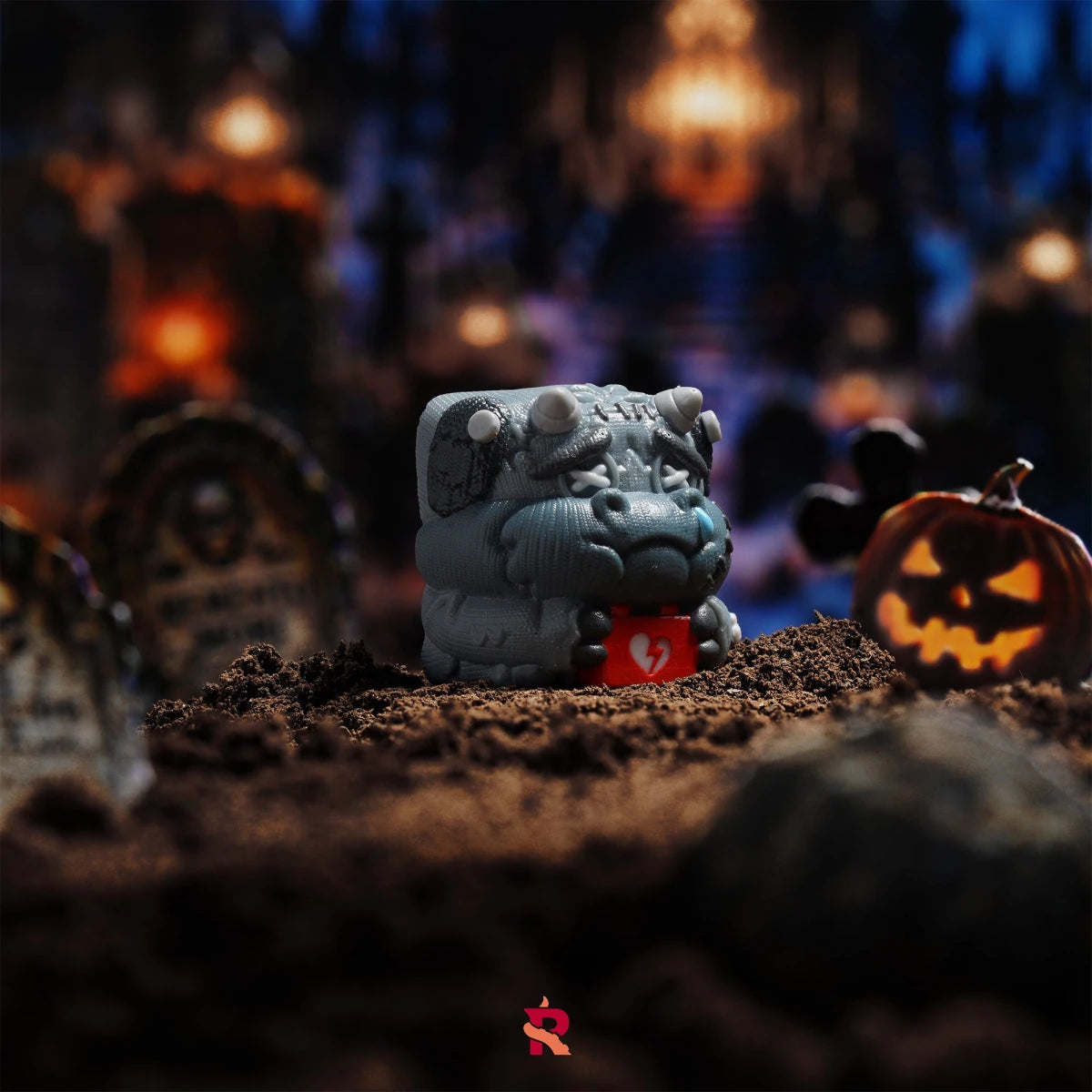 Abandoned Pets Halloween Artisan Keycap - Divinikey