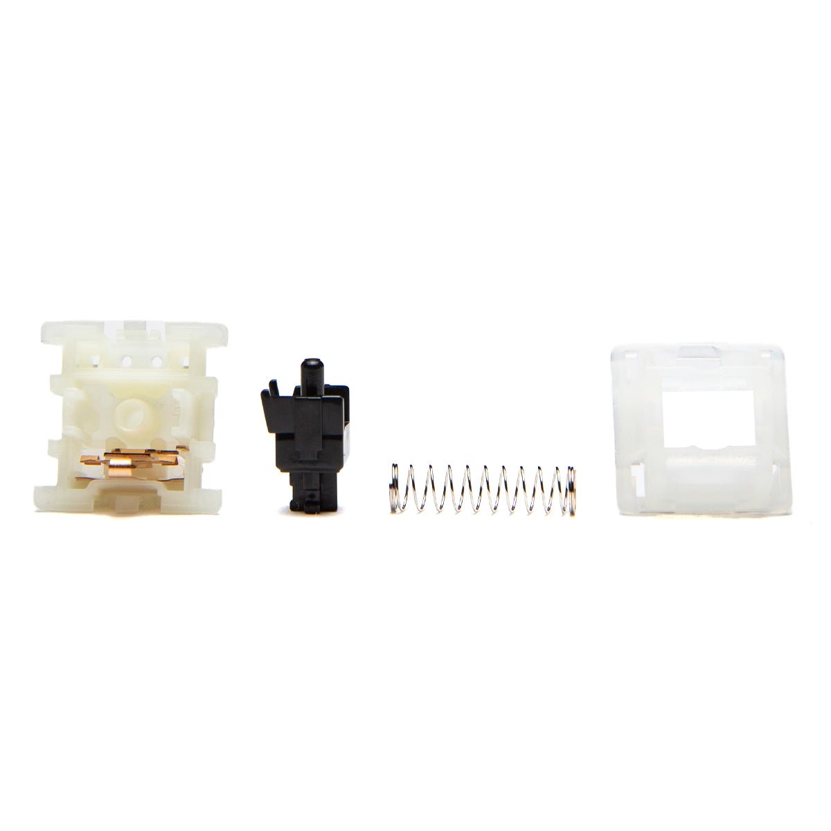 Gateron KS - 3 Milky Black Linear Switches - Divinikey