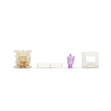 Gateron KS - 3X1 Milky Pro Purple Silent Tactile Switches - Divinikey
