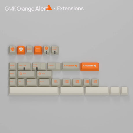 GMK CYL Orange Alert Keycaps - Divinikey