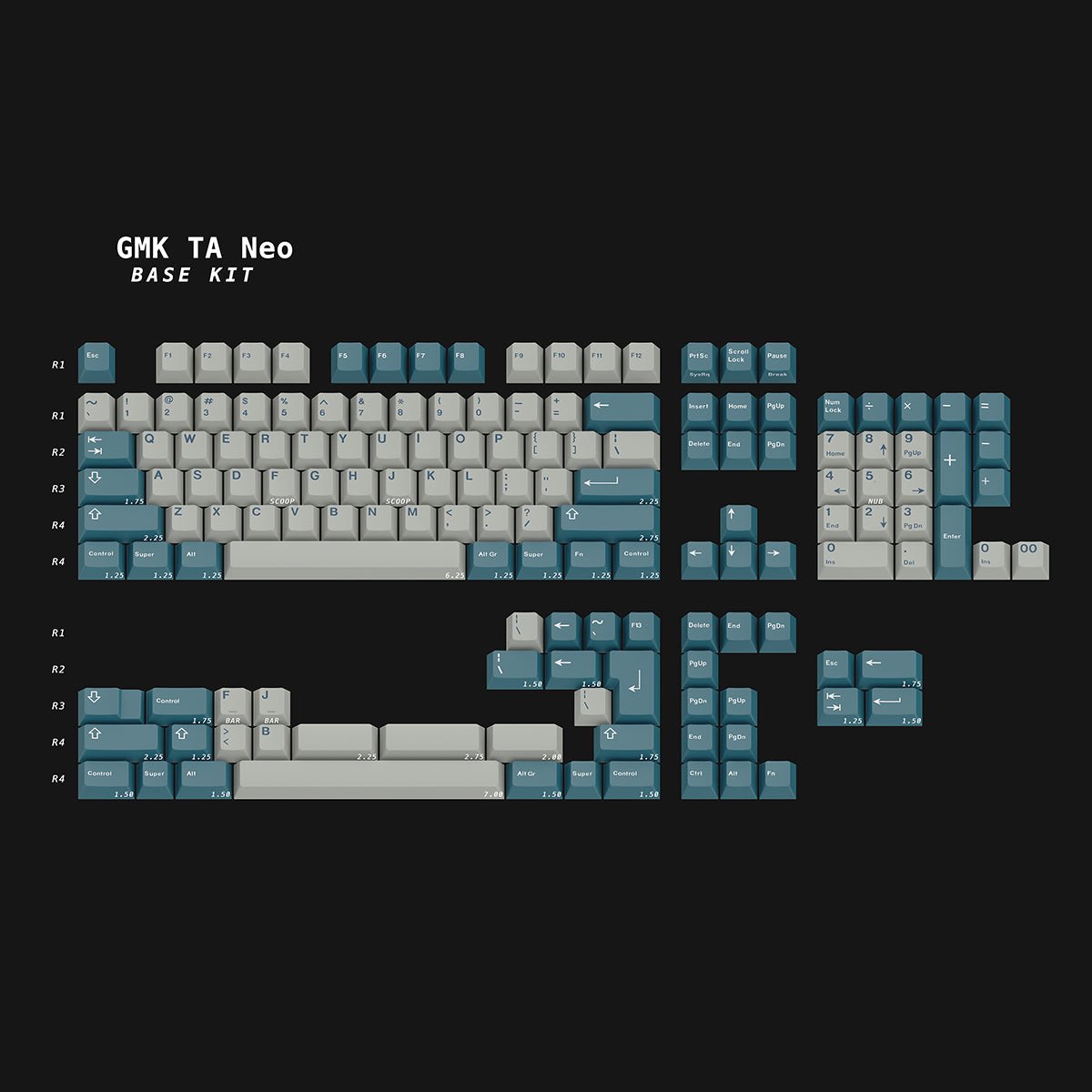 GMK CYL TA Neo Keycaps - Divinikey