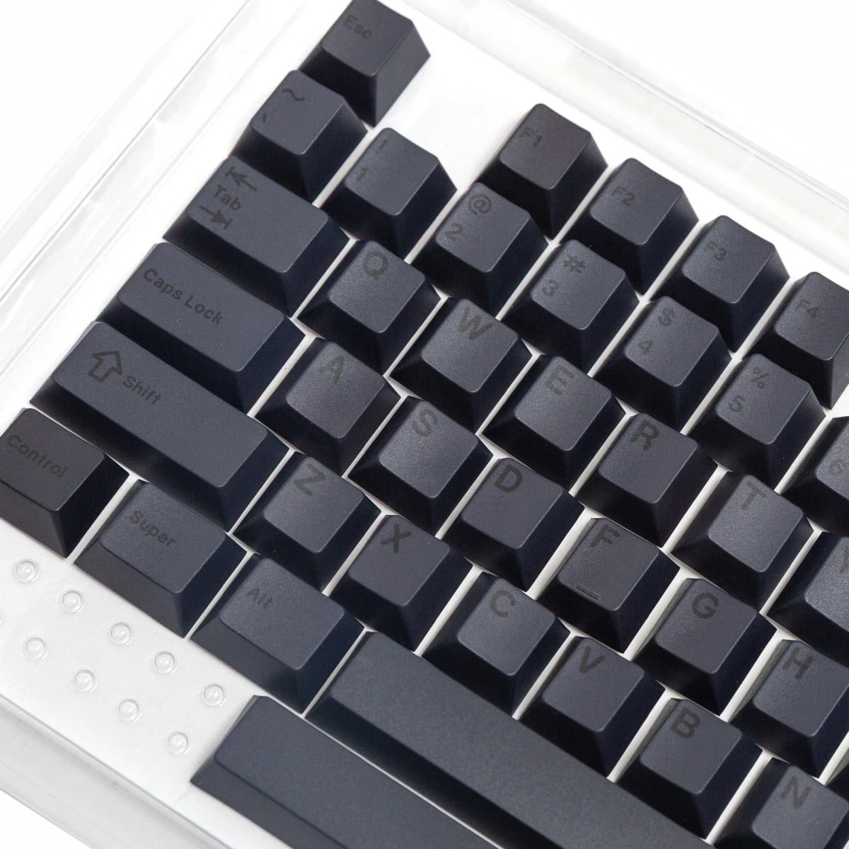 Hammerworks CDP Black on Black Keycaps - Divinikey
