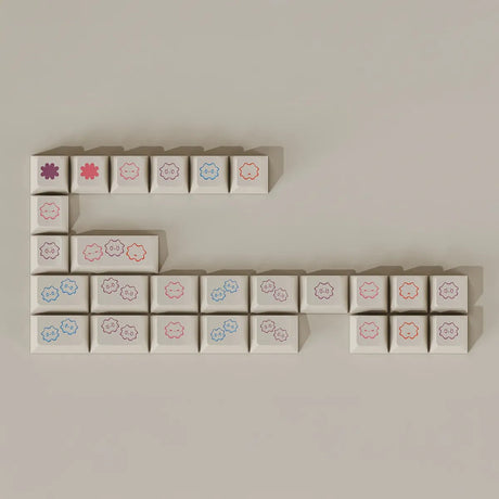 HIBI Office Beige Keycaps - Divinikey