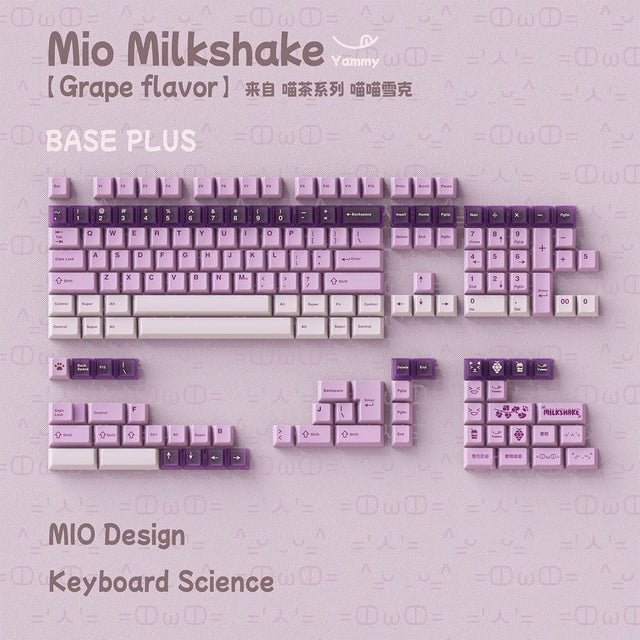 KBS Mio Milkshake Keycaps - Divinikey