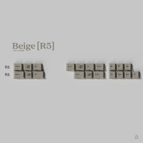 Keykobo Beige Keycaps - Divinikey