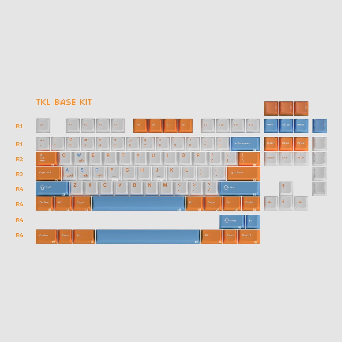 Keykobo Citrus Relativity Keycaps - Divinikey