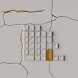 Keykobo Kintsugi Shiro Keycaps - Divinikey