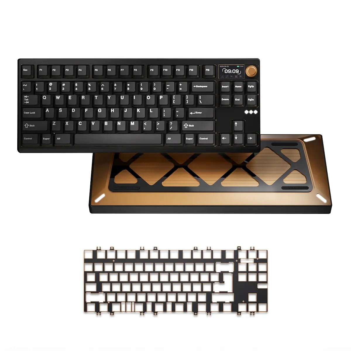 Meletrix Zoom DYNA TKL Keyboard - Anodized Black - Divinikey