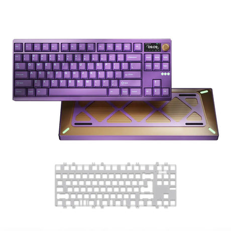 Meletrix Zoom DYNA TKL Keyboard - Eggplant Purple - Divinikey
