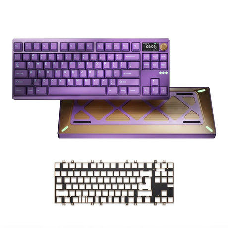 Meletrix Zoom DYNA TKL Keyboard - Eggplant Purple - Divinikey