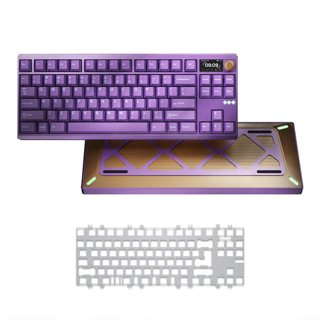 Meletrix Zoom DYNA TKL Keyboard - Eggplant Purple - Divinikey
