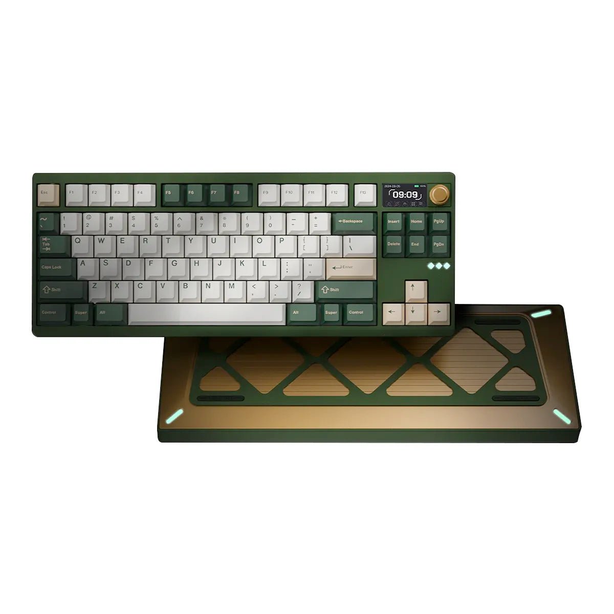 Meletrix Zoom DYNA TKL Keyboard - Forest Green - Divinikey