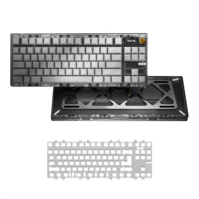 Meletrix Zoom DYNA TKL Keyboard - Frosted Clear - Divinikey
