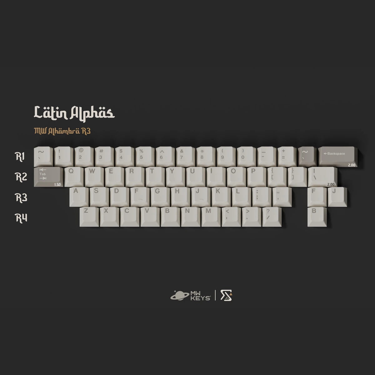 MW Alhambra R3 Keycaps - Divinikey