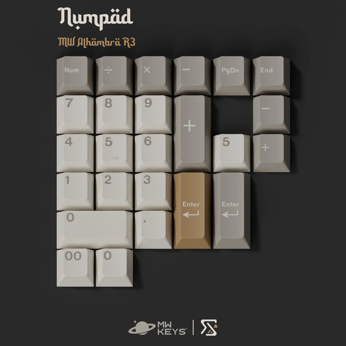 MW Alhambra R3 Keycaps - Divinikey