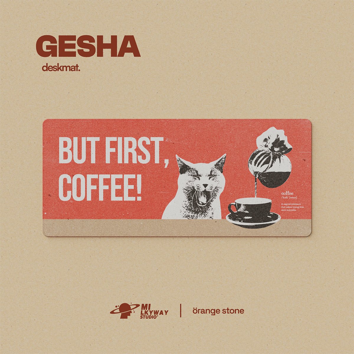 MW Gesha Deskmat - Divinikey