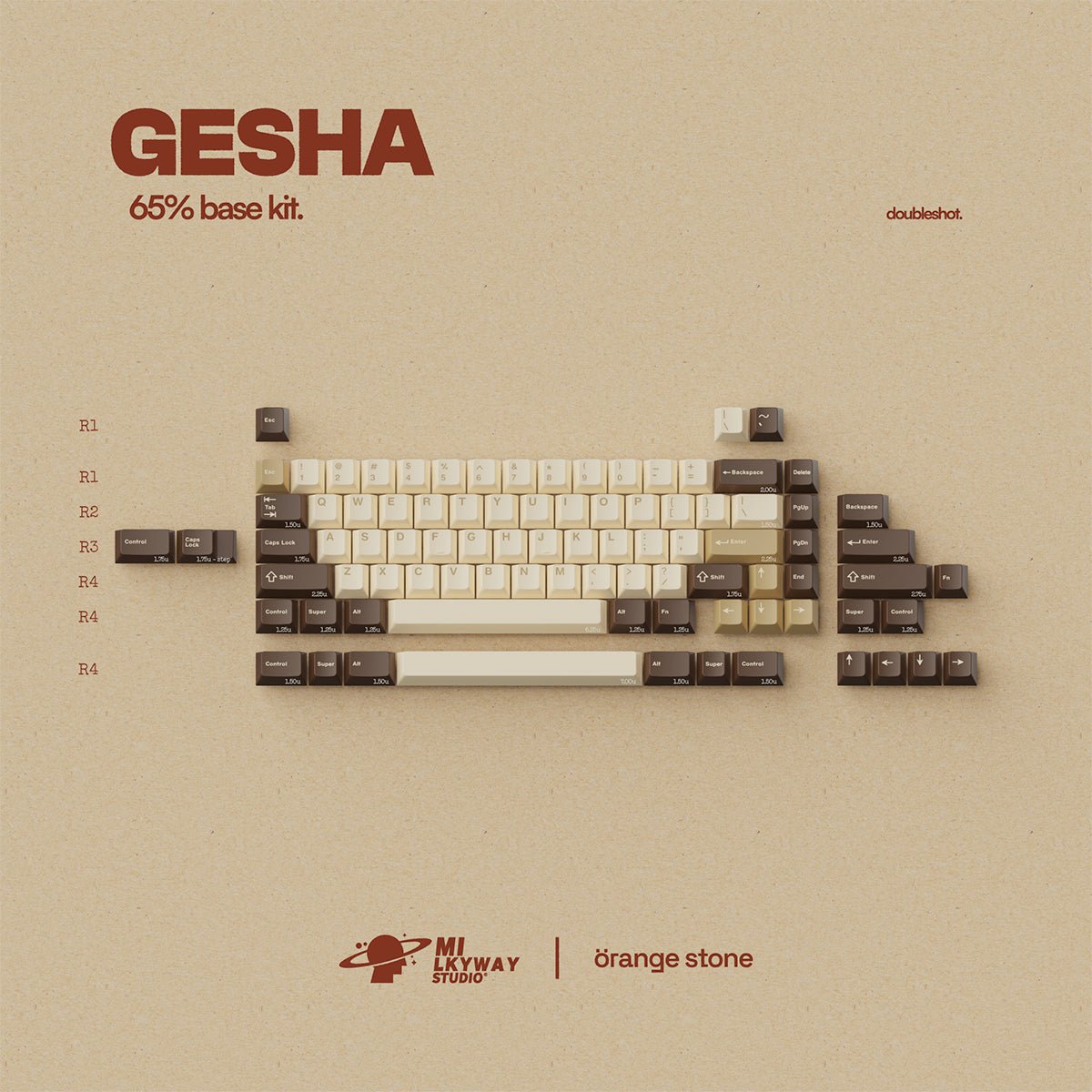 MW Gesha Keycaps - Divinikey