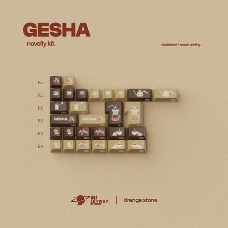 MW Gesha Keycaps - Divinikey