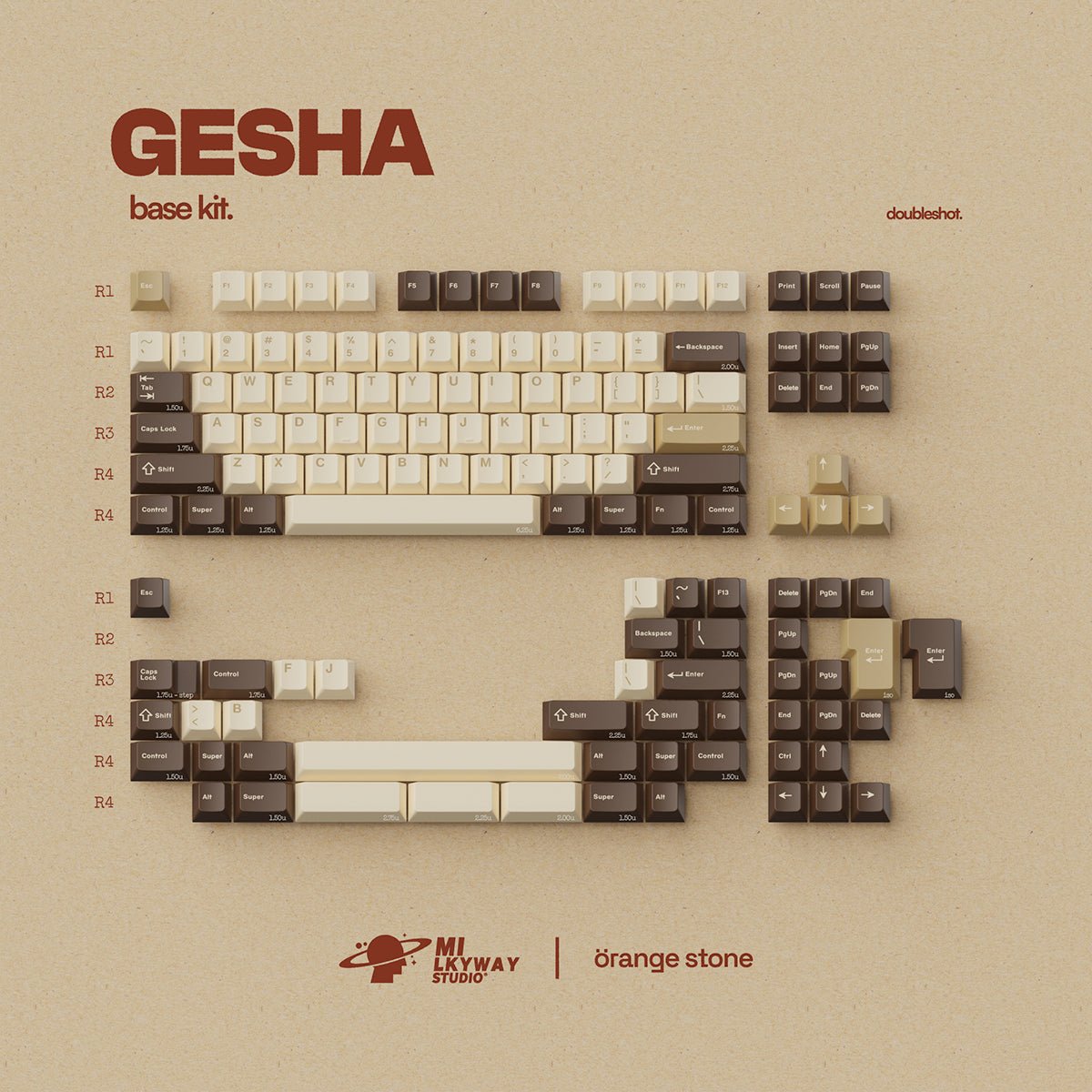 MW Gesha Keycaps - Divinikey