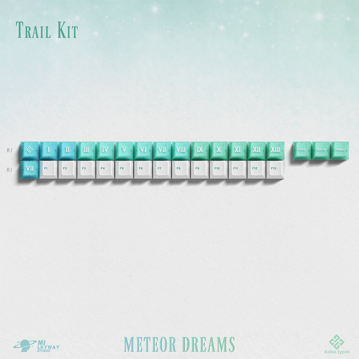 MW Meteor Dreams Keycaps - Divinikey