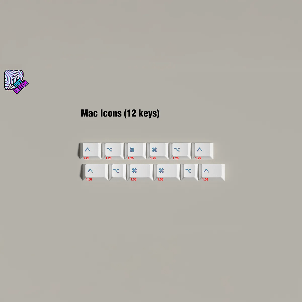 PBT Glitch Keycaps - Divinikey