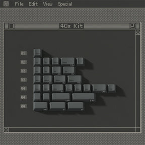 PBTfans 1984 Dark Keycaps - Divinikey