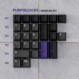 PBTfans Purpolch R2 Keycap Set Doubleshot PBT - Divinikey
