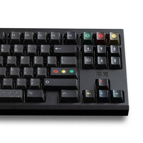 PBTfans Retro Dark Lights R2 Keycaps - Divinikey