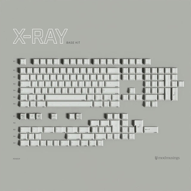 PBTfans X-Ray Keycap Set - Divinikey