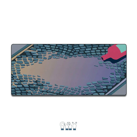 [Preorder] PBTfans Kabuki-Cho R2 Deskmat - Divinikey