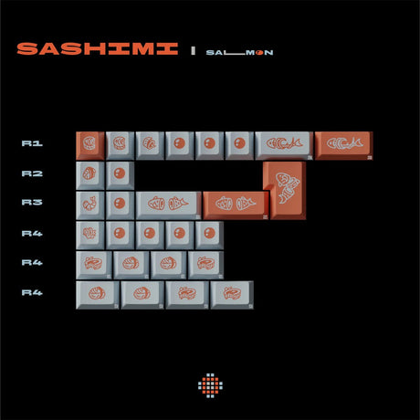 SWG Salmon Keycaps - Divinikey
