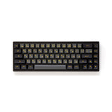 Akko Black & Gold Keycap Set Doubleshot PBT - Divinikey