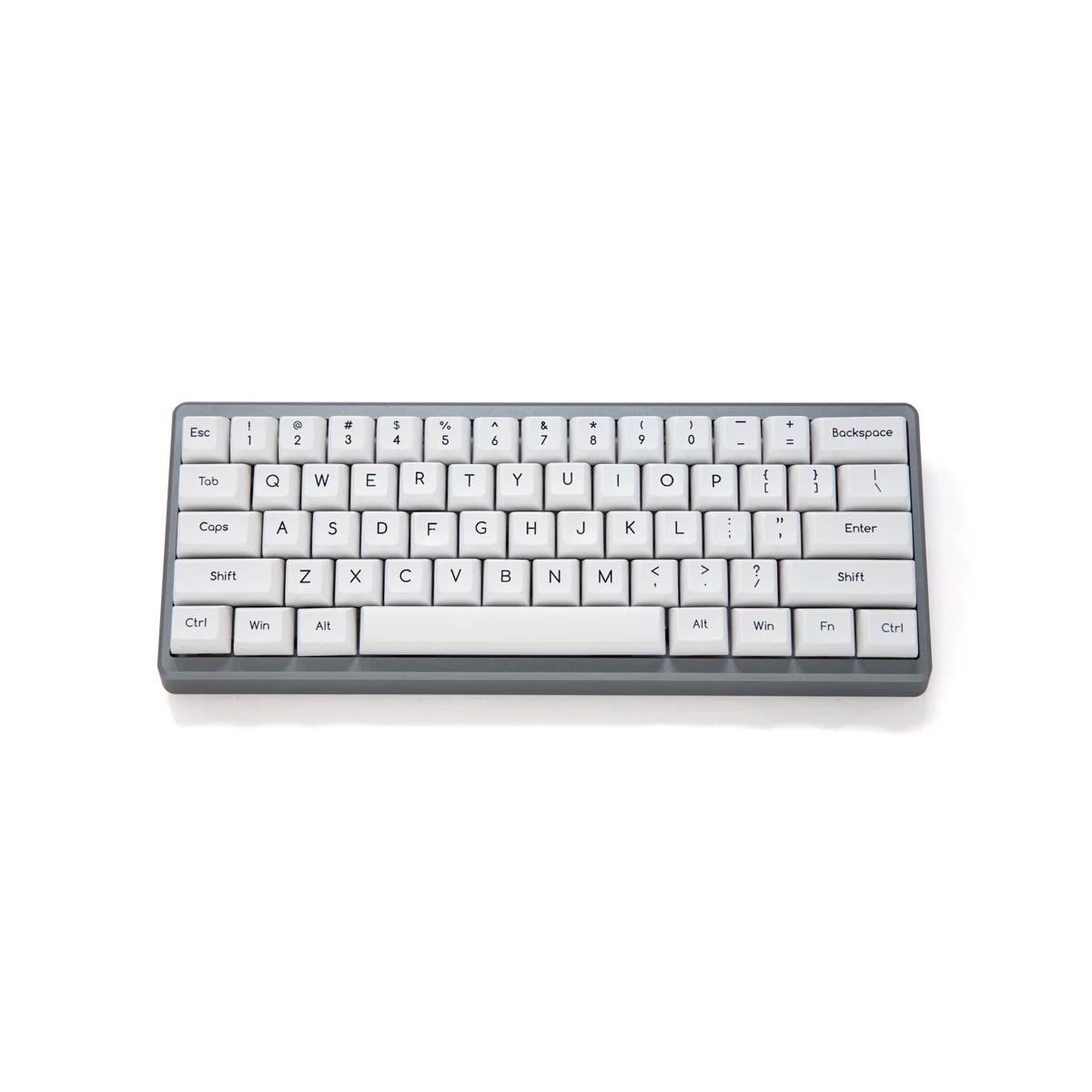 Akko Black on White Keycap Set Doubleshot ABS - Divinikey